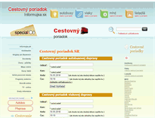 Tablet Screenshot of cestovny-poriadok.informujsa.sk