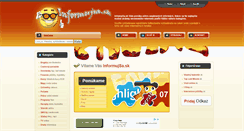 Desktop Screenshot of informujsa.sk