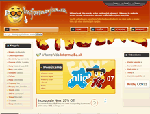 Tablet Screenshot of informujsa.sk