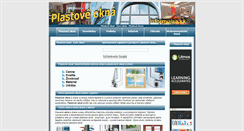 Desktop Screenshot of plastove-okna.informujsa.sk